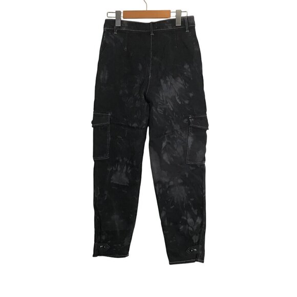 Aritzia Wilfred Grey Denim Marbled Cargo Pants Size 4 - Picture 5 of 6